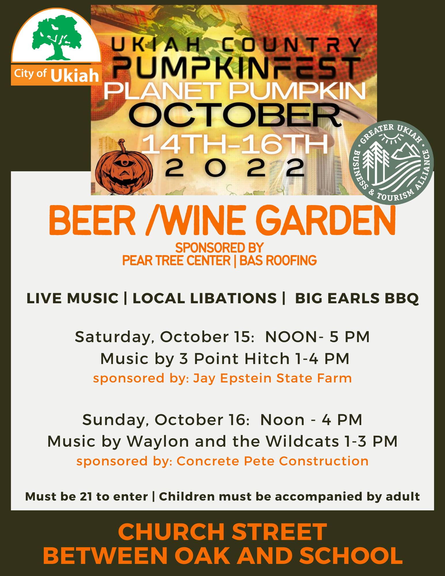 Pumpkinfest City of Ukiah, CA