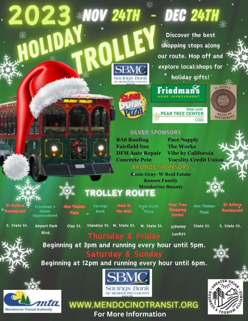 Holiday Trolley Flyer