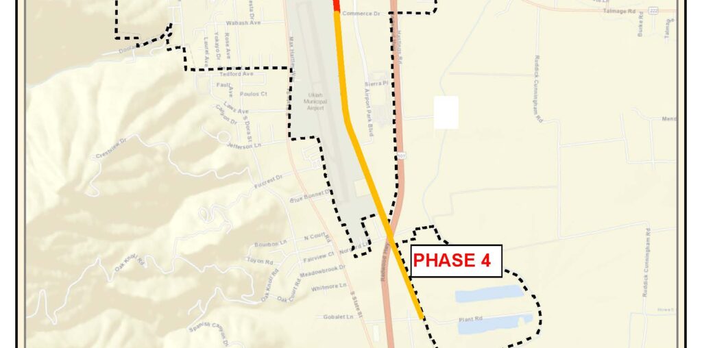 Phases 1-4 of the Great Redwood Trail Ukiah