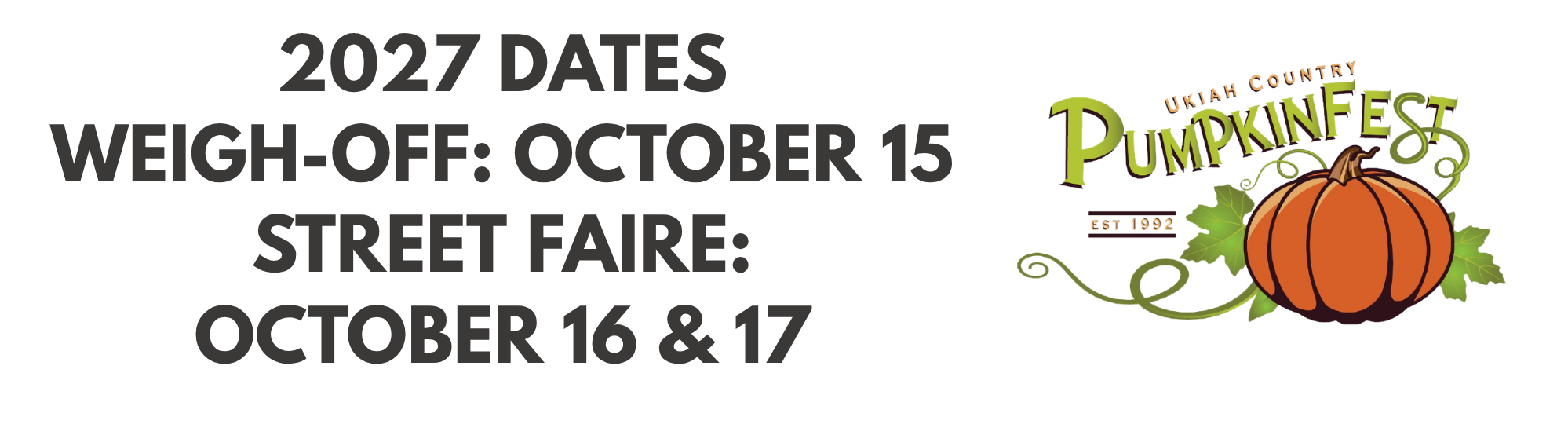 PumpkinFest Logo - Banner